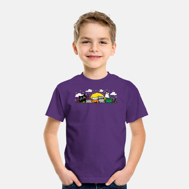The Spooky Dudes-youth basic tee-bloomgrace28
