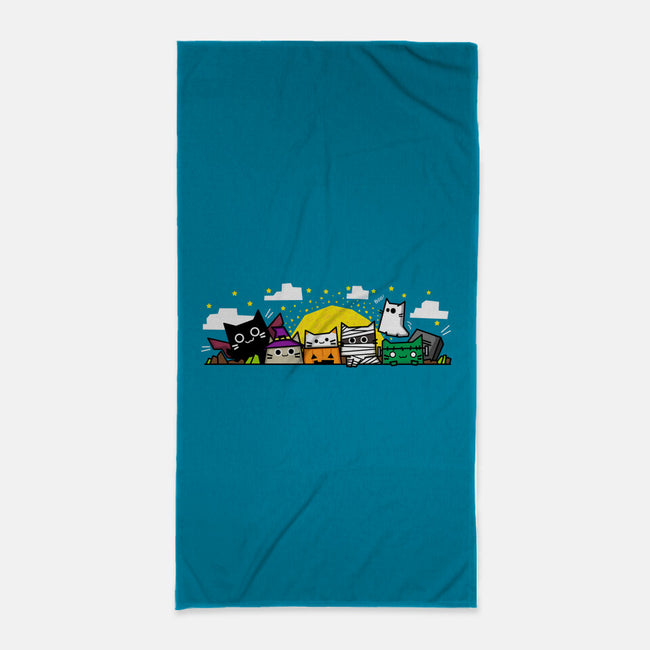 The Spooky Dudes-none beach towel-bloomgrace28