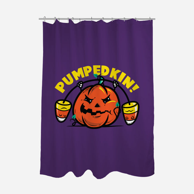 Pumpedkin-none polyester shower curtain-bloomgrace28