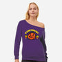 Pumpedkin-womens off shoulder sweatshirt-bloomgrace28