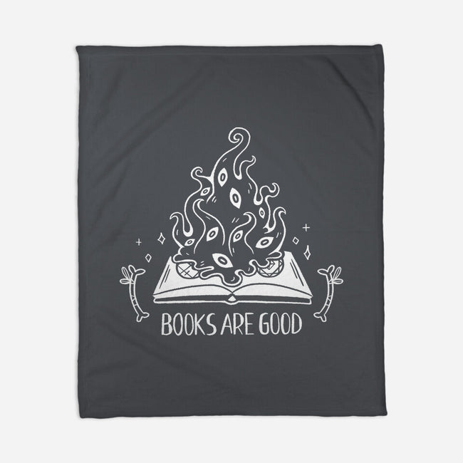 Books Are Good-none fleece blanket-xMorfina
