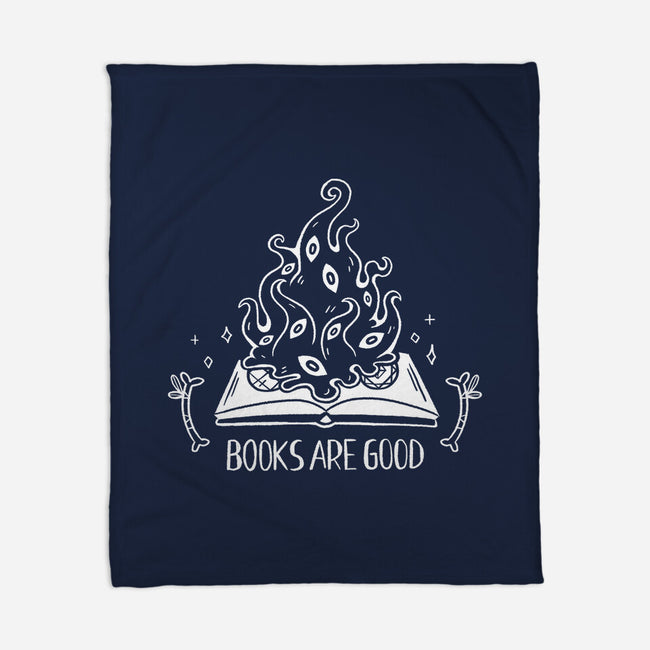 Books Are Good-none fleece blanket-xMorfina