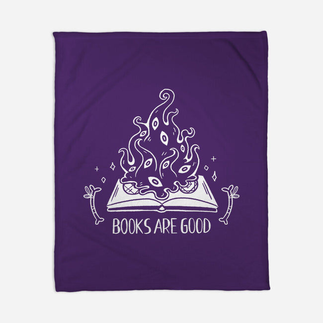Books Are Good-none fleece blanket-xMorfina