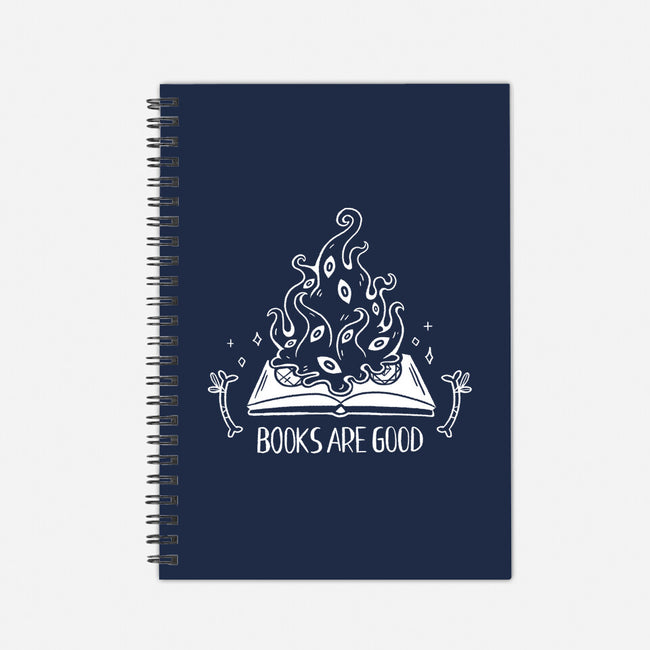 Books Are Good-none dot grid notebook-xMorfina