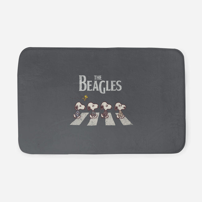 Beagles-none memory foam bath mat-kg07