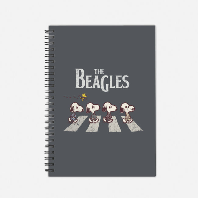 Beagles-none dot grid notebook-kg07