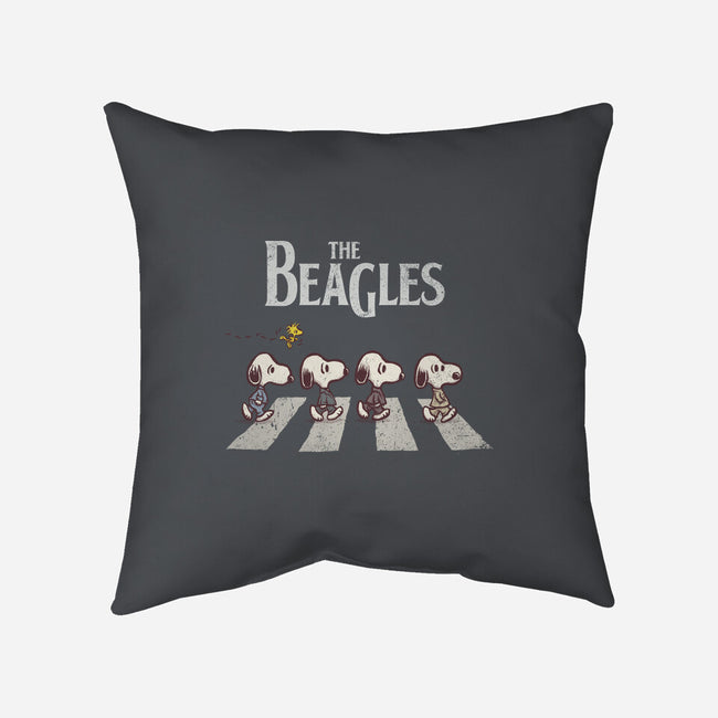 Beagles-none removable cover w insert throw pillow-kg07