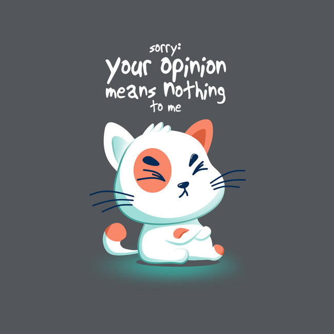 Your Opinion Means Nothing-none glossy sticker-erion_designs