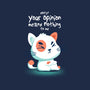 Your Opinion Means Nothing-baby basic tee-erion_designs