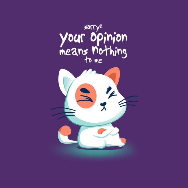 Your Opinion Means Nothing-womens racerback tank-erion_designs