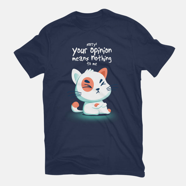 Your Opinion Means Nothing-mens heavyweight tee-erion_designs