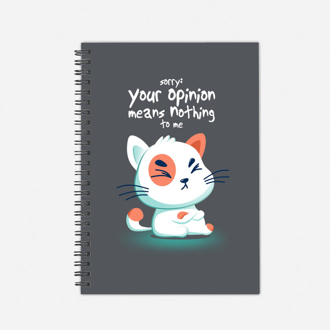 Your Opinion Means Nothing-none dot grid notebook-erion_designs