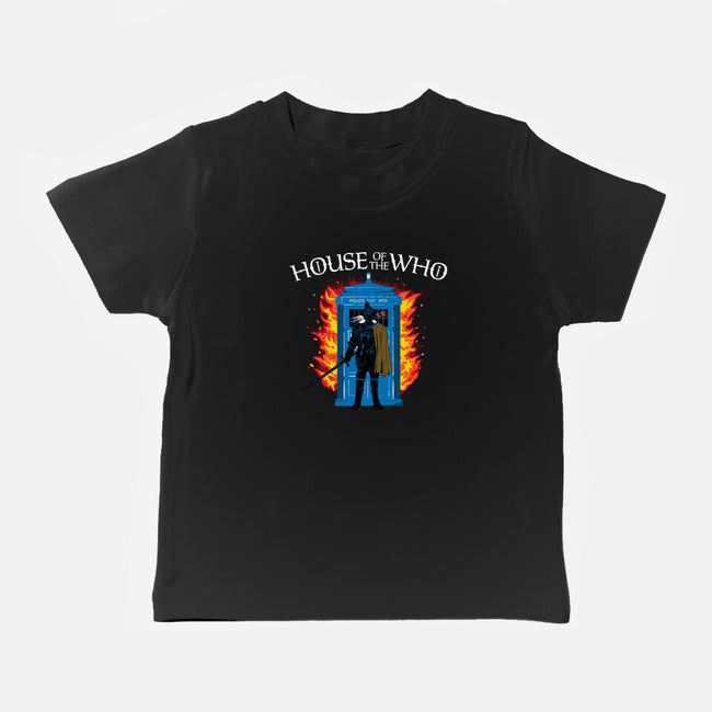 House Of The Who-baby basic tee-rocketman_art