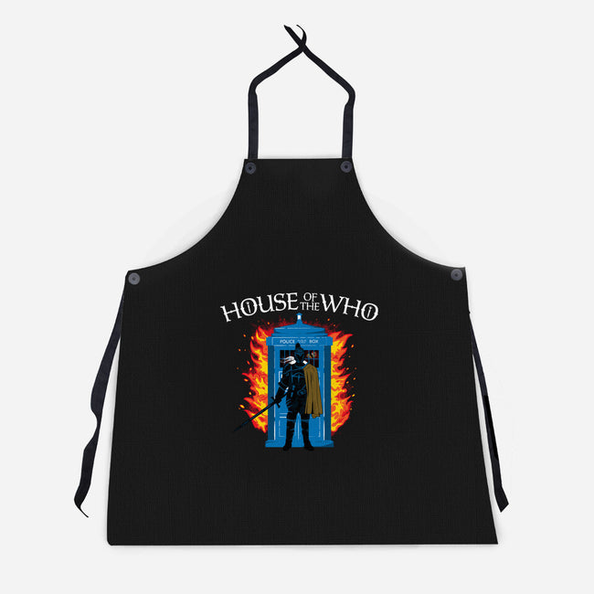 House Of The Who-unisex kitchen apron-rocketman_art