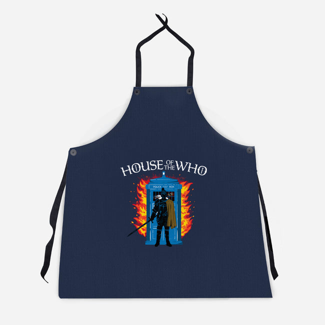 House Of The Who-unisex kitchen apron-rocketman_art