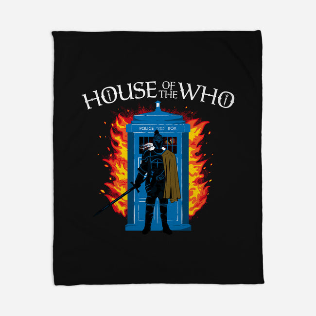 House Of The Who-none fleece blanket-rocketman_art