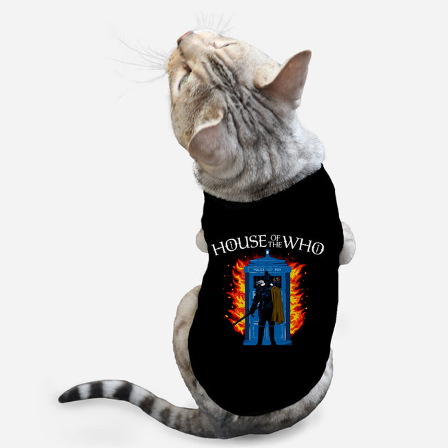 House Of The Who-cat basic pet tank-rocketman_art