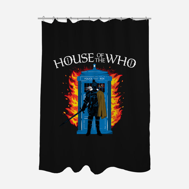 House Of The Who-none polyester shower curtain-rocketman_art
