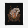 Emperor Sun God-none fleece blanket-Badbone Collections