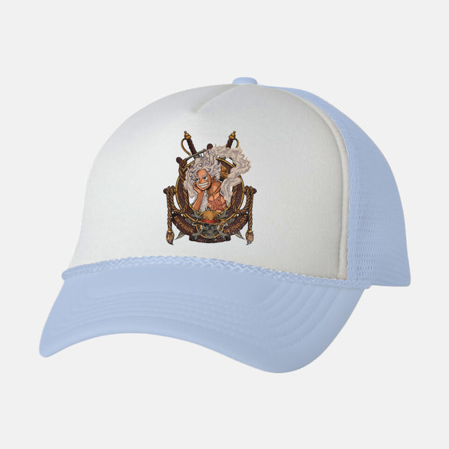 Emperor Sun God-unisex trucker hat-Badbone Collections