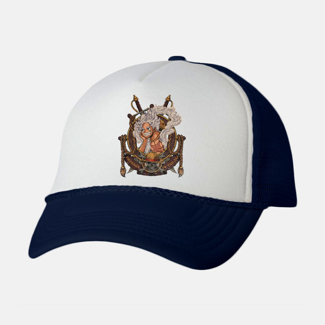 Emperor Sun God-unisex trucker hat-Badbone Collections