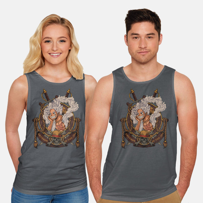Emperor Sun God-unisex basic tank-Badbone Collections
