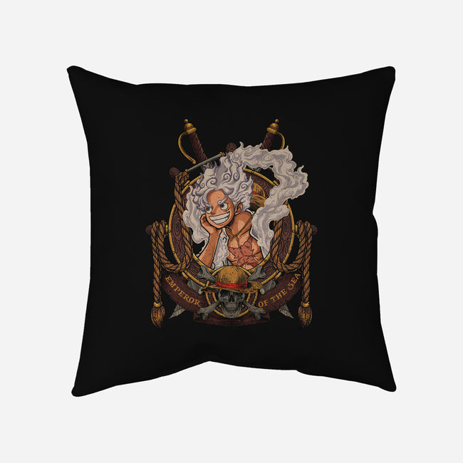 Emperor Sun God-none removable cover throw pillow-Badbone Collections