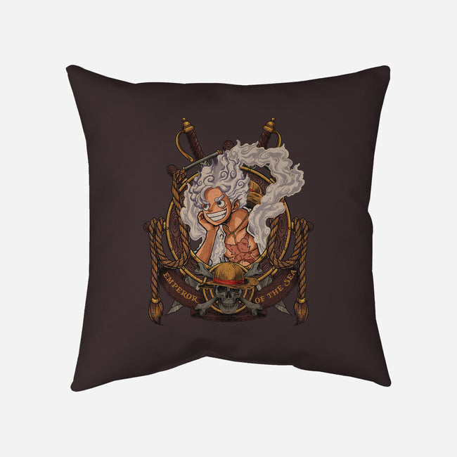 Emperor Sun God-none removable cover throw pillow-Badbone Collections