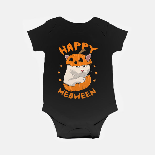 Happy Meoween-baby basic onesie-marsdkart