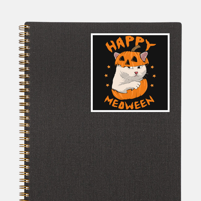 Happy Meoween-none glossy sticker-marsdkart