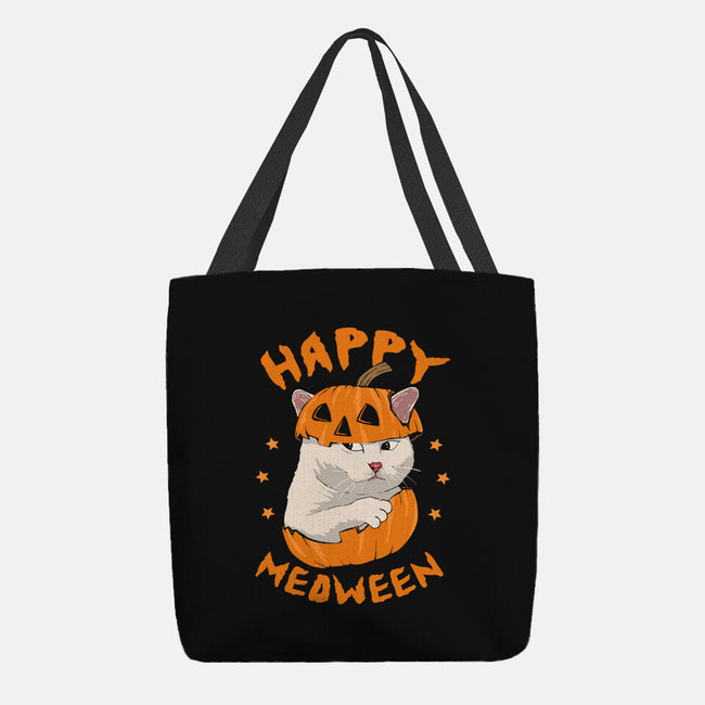 Happy Meoween-none basic tote bag-marsdkart