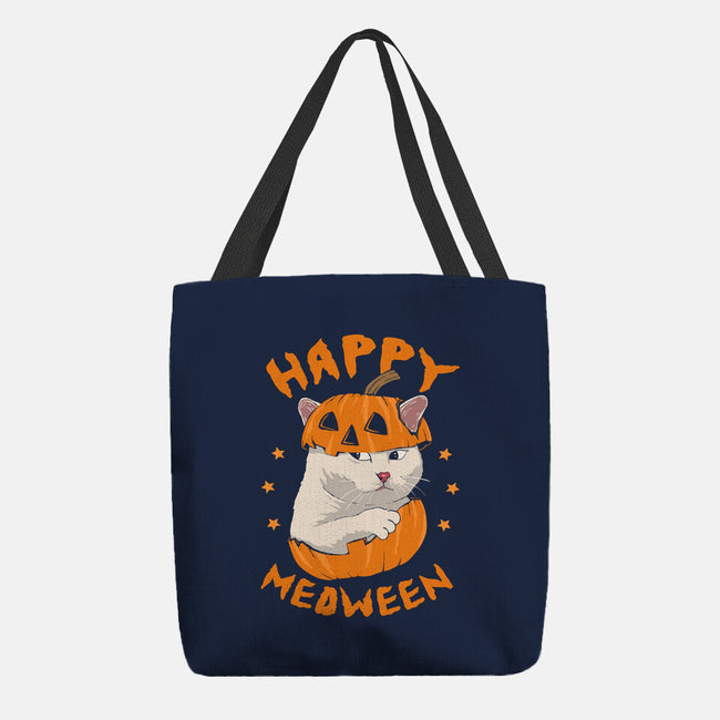 Happy Meoween-none basic tote bag-marsdkart