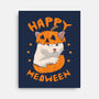 Happy Meoween-none stretched canvas-marsdkart