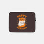 Happy Meoween-none zippered laptop sleeve-marsdkart