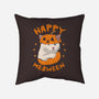 Happy Meoween-none removable cover w insert throw pillow-marsdkart