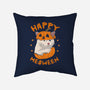 Happy Meoween-none removable cover w insert throw pillow-marsdkart