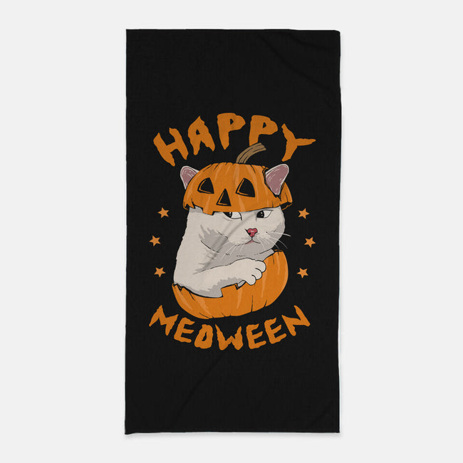 Happy Meoween-none beach towel-marsdkart