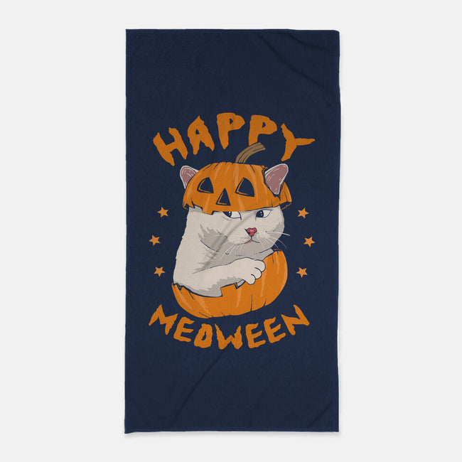 Happy Meoween-none beach towel-marsdkart