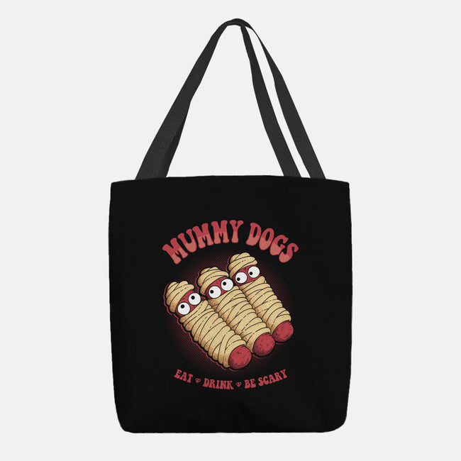 Mummy Dogs-none basic tote bag-marsdkart