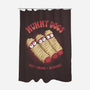 Mummy Dogs-none polyester shower curtain-marsdkart