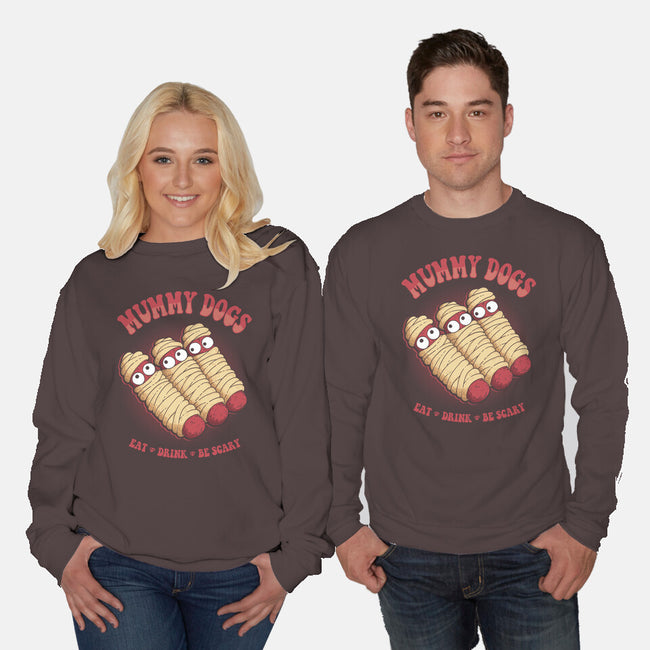 Mummy Dogs-unisex crew neck sweatshirt-marsdkart