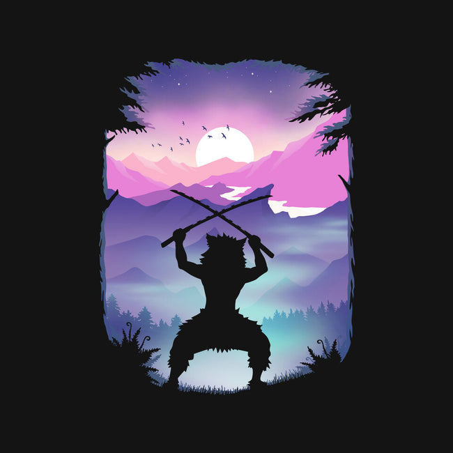 Inosuke Sunset-womens v-neck tee-marsdkart