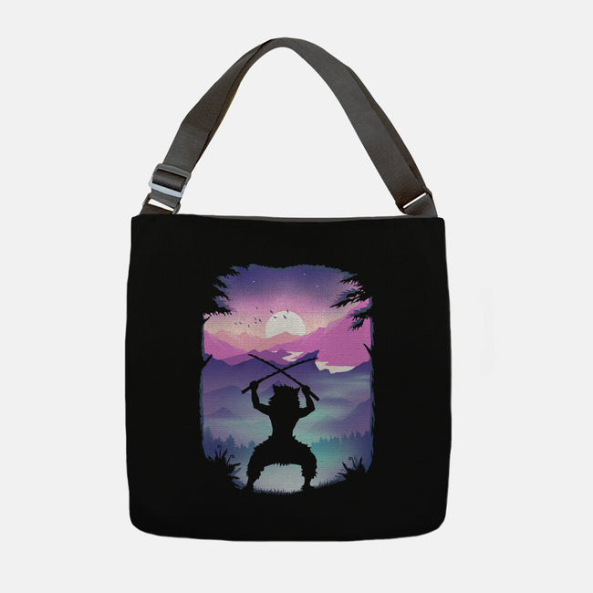 Inosuke Sunset-none adjustable tote bag-marsdkart