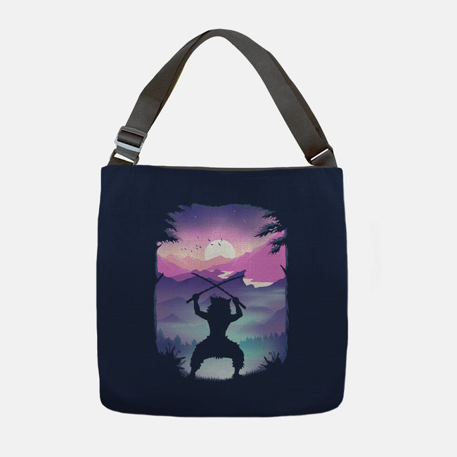 Inosuke Sunset-none adjustable tote bag-marsdkart