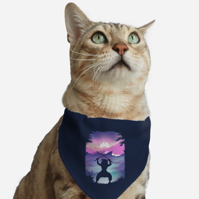 Inosuke Sunset-cat adjustable pet collar-marsdkart