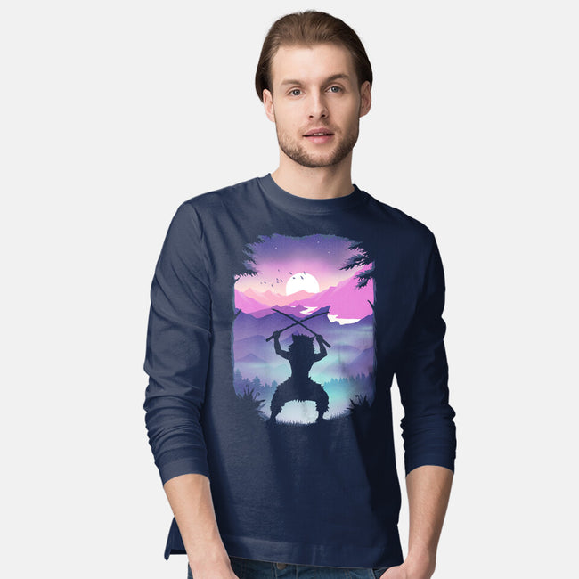 Inosuke Sunset-mens long sleeved tee-marsdkart