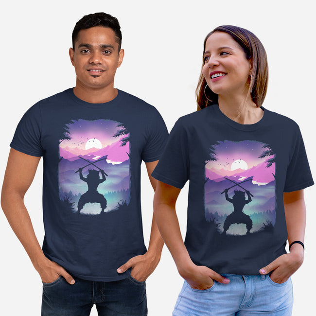 Inosuke Sunset-unisex basic tee-marsdkart