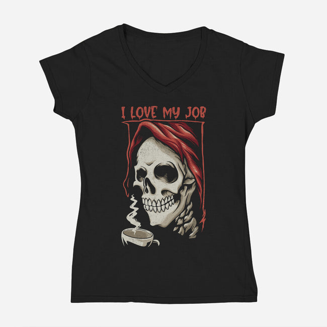 Do What You Love-womens v-neck tee-CoD Designs