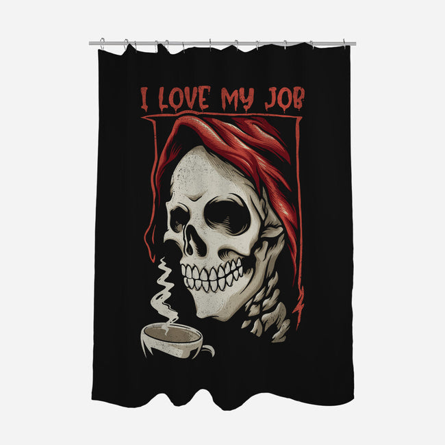 Do What You Love-none polyester shower curtain-CoD Designs