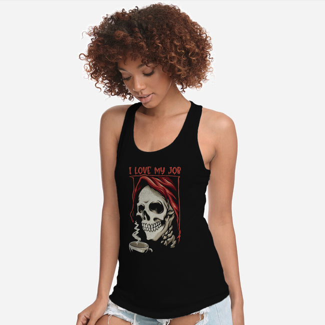 Do What You Love-womens racerback tank-CoD Designs